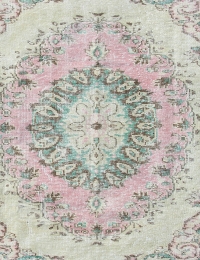 Beige Turquía Alfombra vintage 254 x 170 cm - view 4