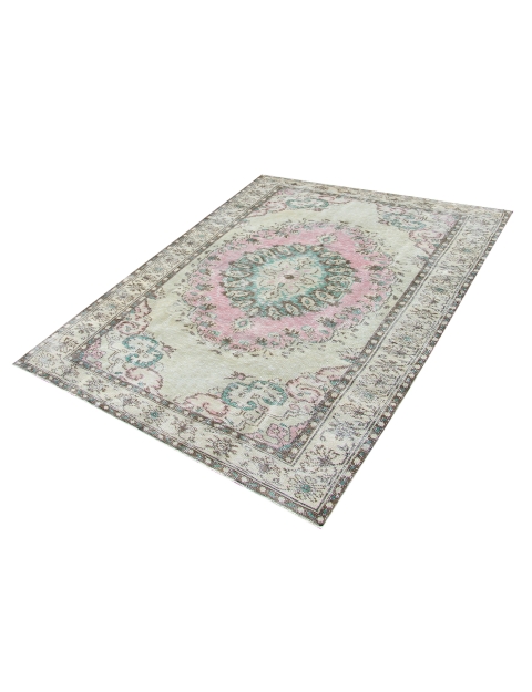 Beige Turc Tapis vintage 254 x 170 cm - view 1