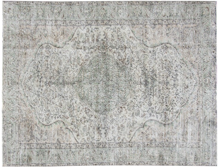 Grå Tyrkiet Vintagetæppe 260 x 159 cm