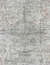 Grå Tyrkiet Vintagetæppe 260 x 159 cm - view 4