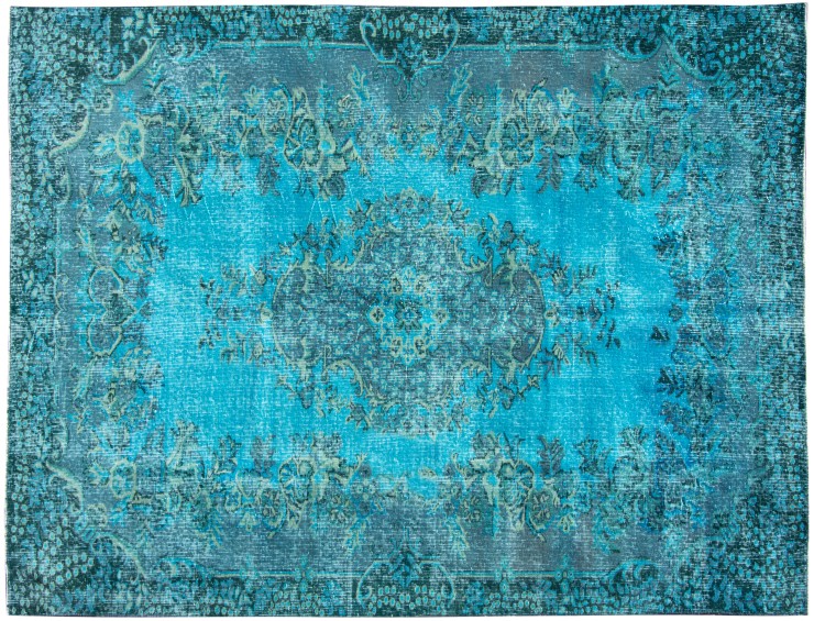 Turquesa Turquía Alfombra vintage 279 x 172 cm