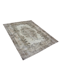 Beige Turc Tapis vintage 241 x 160 cm - view 3