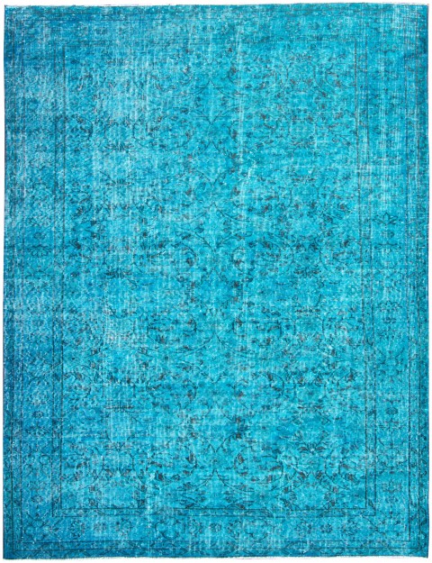 Türkis Türkei Vintage Teppich 280 x 183 cm