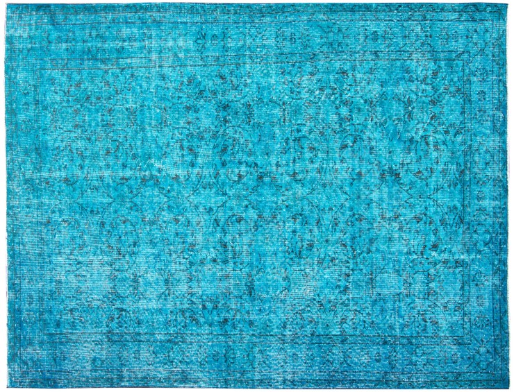 Turquoise Turc Tapis vintage 280 x 183 cm