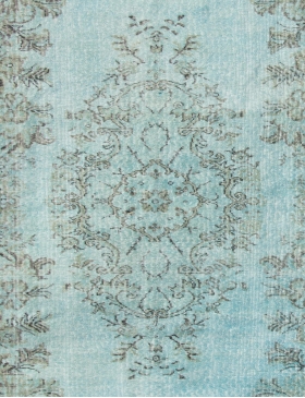 Blå Turkiet vintage matta 290 x 167 cm - view 4