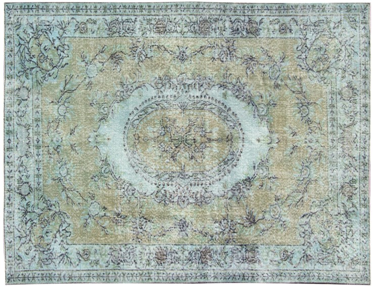 Azul Turquía Alfombra vintage 265 x 164 cm