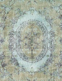 Azul Turquía Alfombra vintage 265 x 164 cm - view 4
