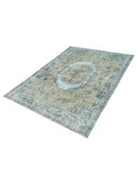 Azul Turquía Alfombra vintage 265 x 164 cm - view 2