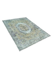 Azul Turquía Alfombra vintage 265 x 164 cm - view 3