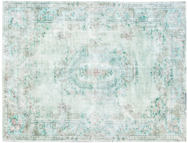 Vert Turc Tapis vintage  292 x 192 cm