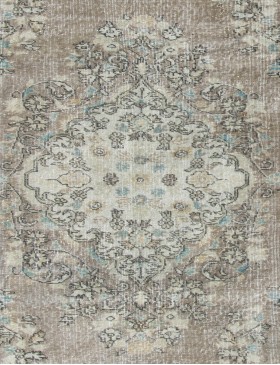 Beige Turc Tapis vintage  270 x 163 cm