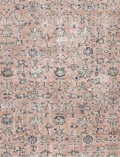 Beige Tyrkia vintage teppe 205 x 113 cm - view 4