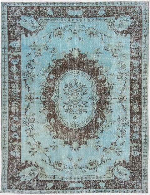 Blau Türkei Vintage Teppich  273 x 165 cm