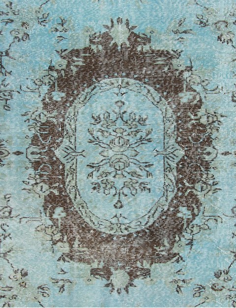 Blau Türkei Vintage Teppich  273 x 165 cm