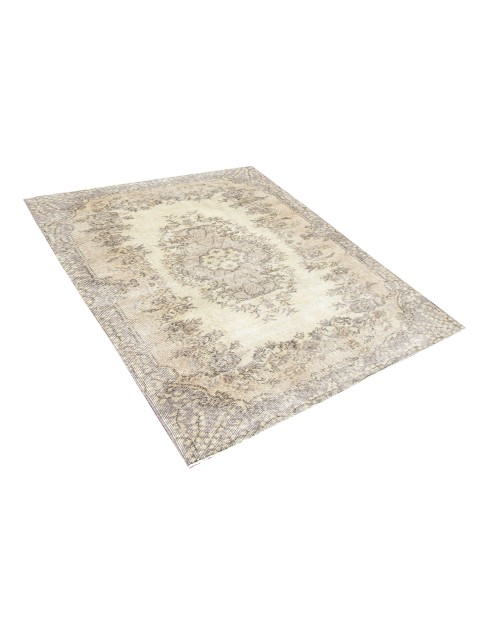 Beige Turquía Alfombra vintage  204 x 112 cm