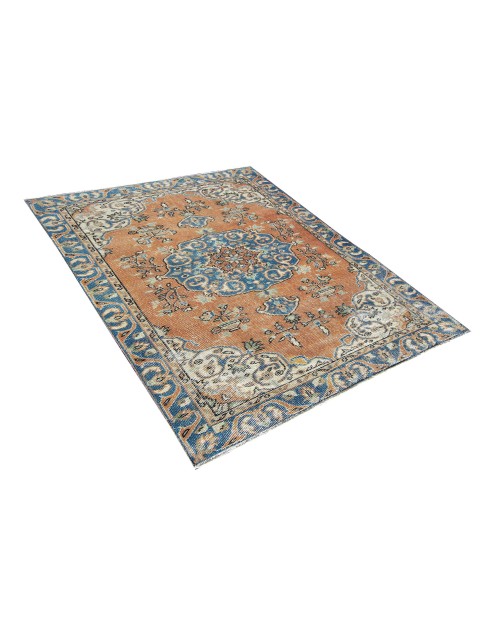 Beige Turco Tappeto vintage  200 x 112 cm