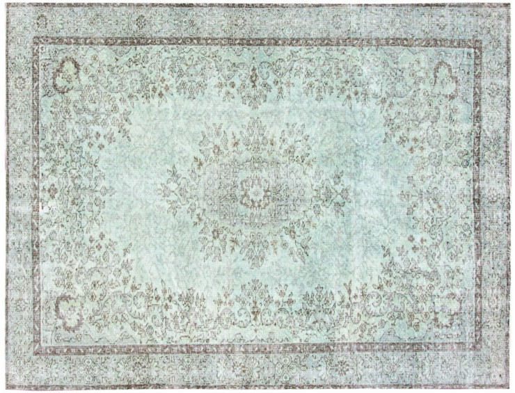 Blå Tyrkia vintage teppe 268 x 165 cm