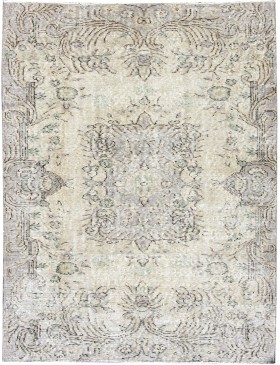 Beige Turkije Vintage Tapijt  203 x 115 cm