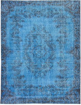 Tapis vintage 213 x 113 bleu