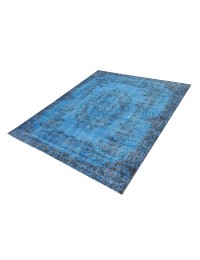 Blau Türkei Vintage Teppich 213 x 113 cm - view 2