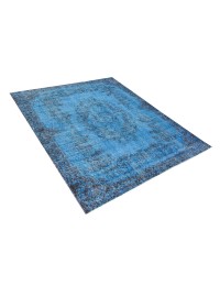 Blau Türkei Vintage Teppich 213 x 113 cm - view 3