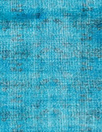 Blå Turkiet vintage matta  205 x 110 cm