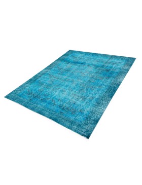 Blu Turco Tappeto vintage  205 x 110 cm