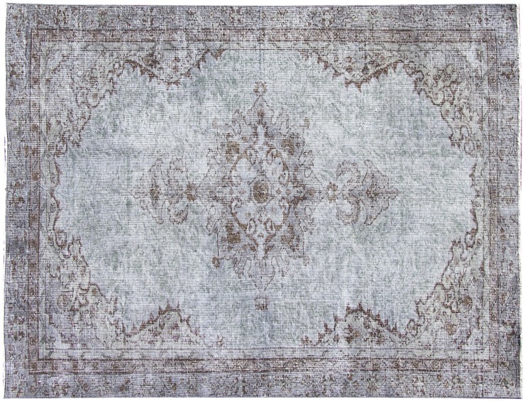 Gris Turquía Alfombra vintage 250 x 160 cm