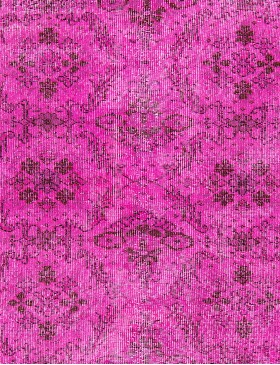 Rosa Turkiet vintage matta  194 x 110 cm