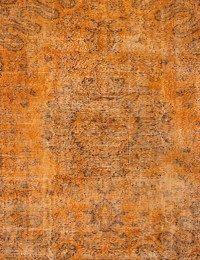 Orange Türkei Vintage Teppich 280 x 165 cm - view 4