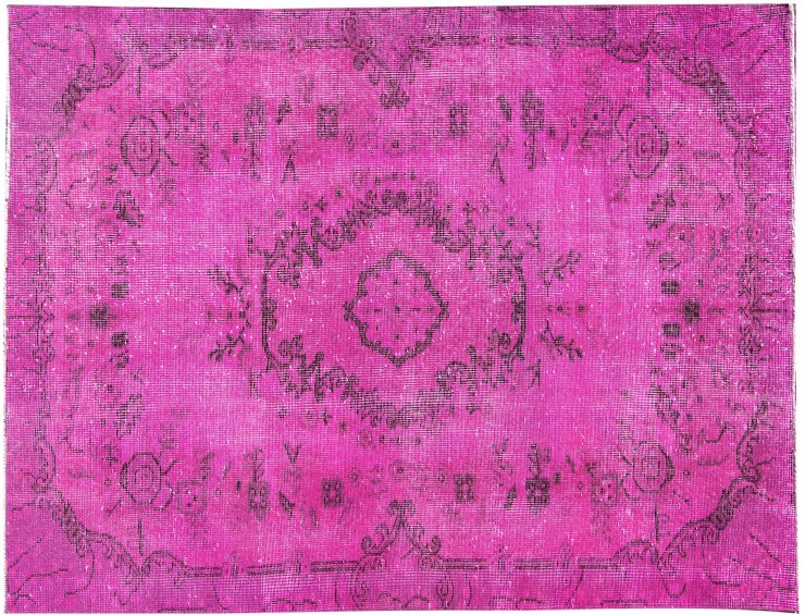 Rose Turc Tapis vintage 206 x 108 cm