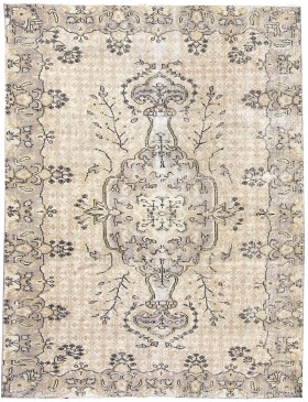 Beige Turkiet vintage matta  273 x 168 cm