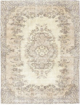 Beige Turkey Vintage Carpet 204 x 112 cm