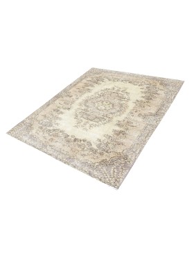 Beige Turkey Vintage Carpet 204 x 112 cm - view 1