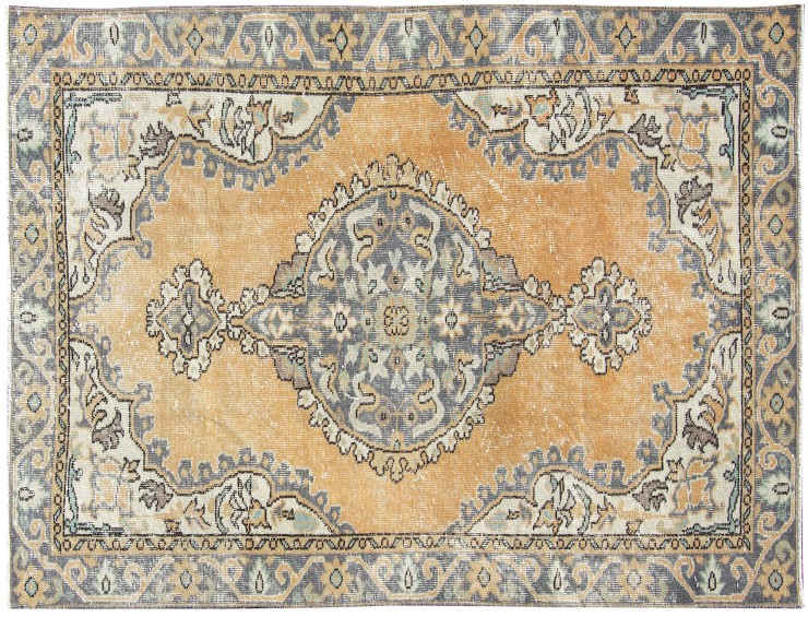 Beige Turc Tapis vintage  200 x 112 cm
