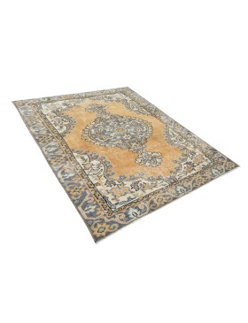 Beige  Turkey Vintage Carpet  200 x 112 cm