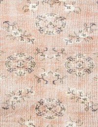 Rosa Turkiet vintage matta  225 x 116 cm