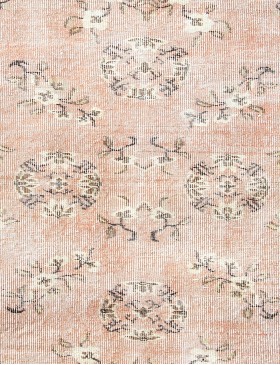 Rosa Turco Tappeto vintage  225 x 116 cm