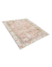 Rosa Turkiet vintage matta  225 x 116 cm