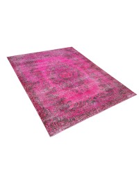Rosa Turco Tappeto vintage 215 x 114 cm - view 3