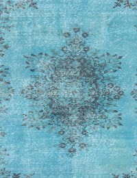 Blue Turkey Vintage Carpet 215 x 110 cm - view 4