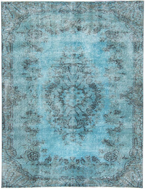 Blau Türkei Vintage Teppich 200 x 110 cm