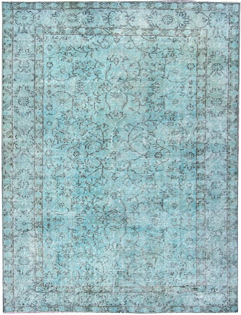 Blau Türkei Vintage Teppich 202 x 120 cm