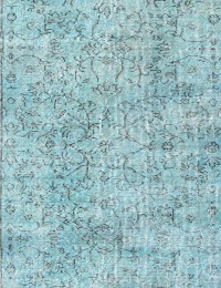 Blauw Turkije Vintage Tapijt 202 x 120 cm - view 4