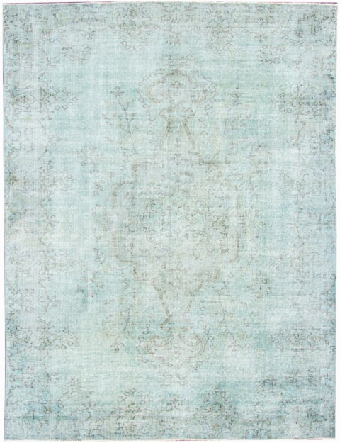 Türkis Türkei Vintage Teppich 247 x 162 cm