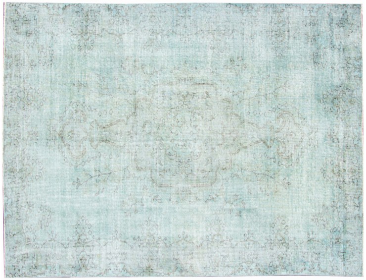 Turquoise Turc Tapis vintage  247 x 162 cm