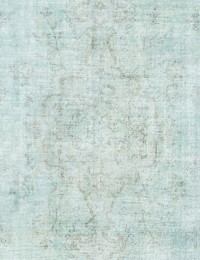 Turquoise Turc Tapis vintage  247 x 162 cm