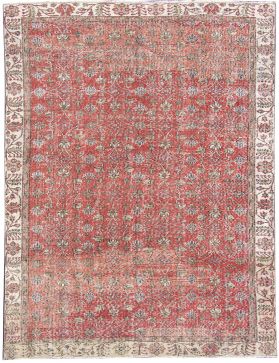 Vintagetæppe 278 x 185 rød