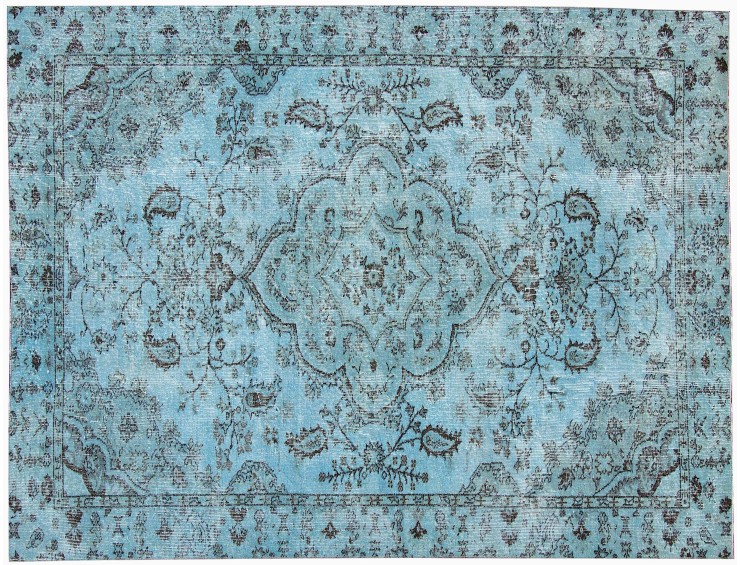 Blau Türkei Vintage Teppich  280 x 170 cm