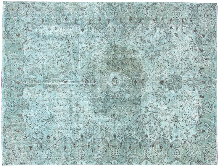 Blauw Turkije Vintage Tapijt 290 x 185 cm